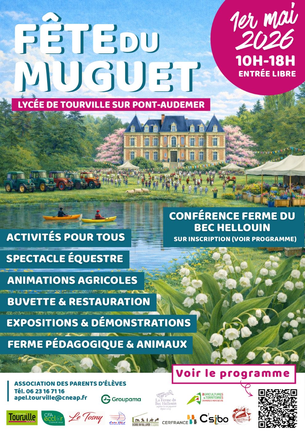Inauguration de la ferme pédagogique & Fête du Muguet
