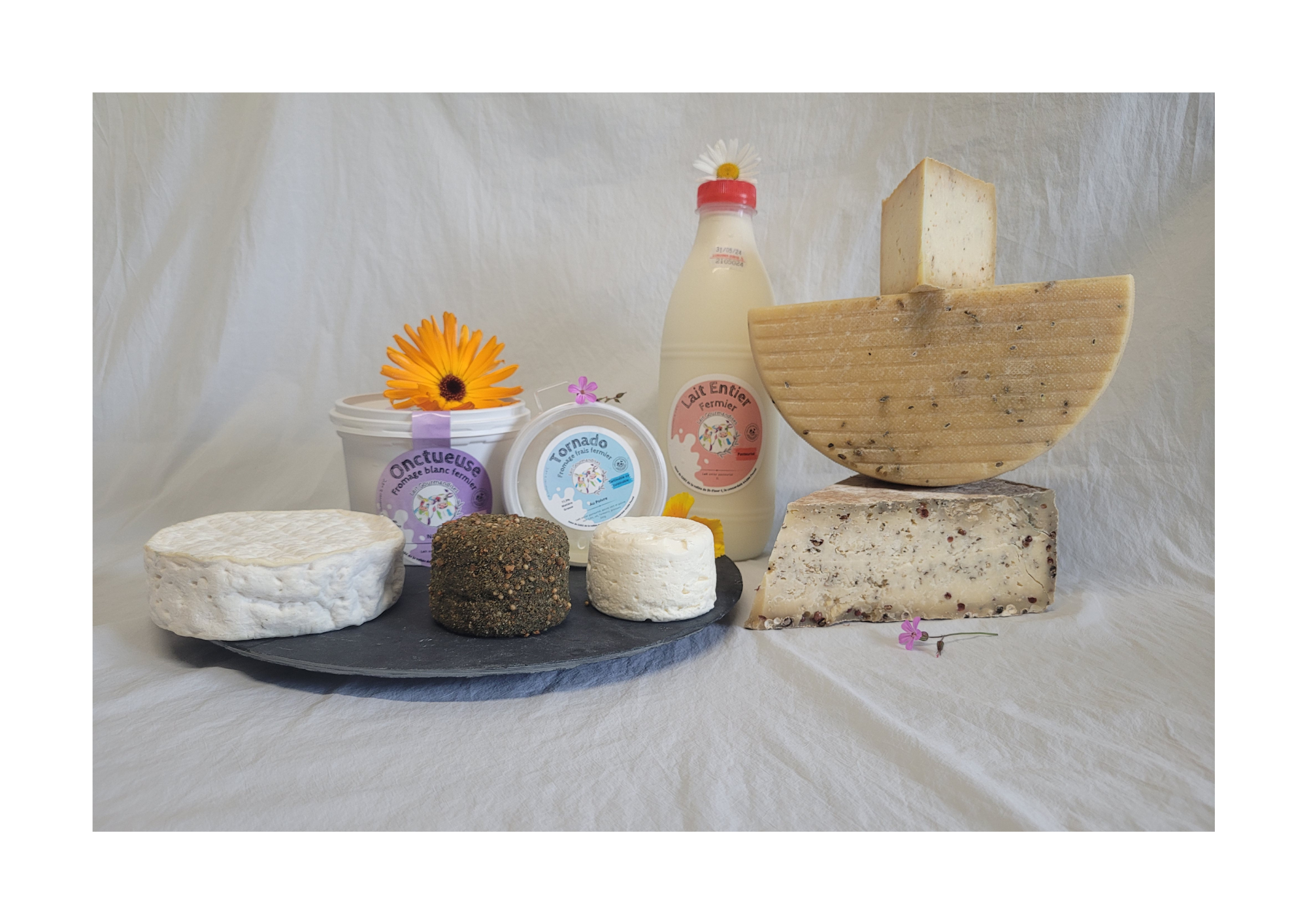 Photo de GAEC de la vallée de Saint Flour - Lait Gourmandises 