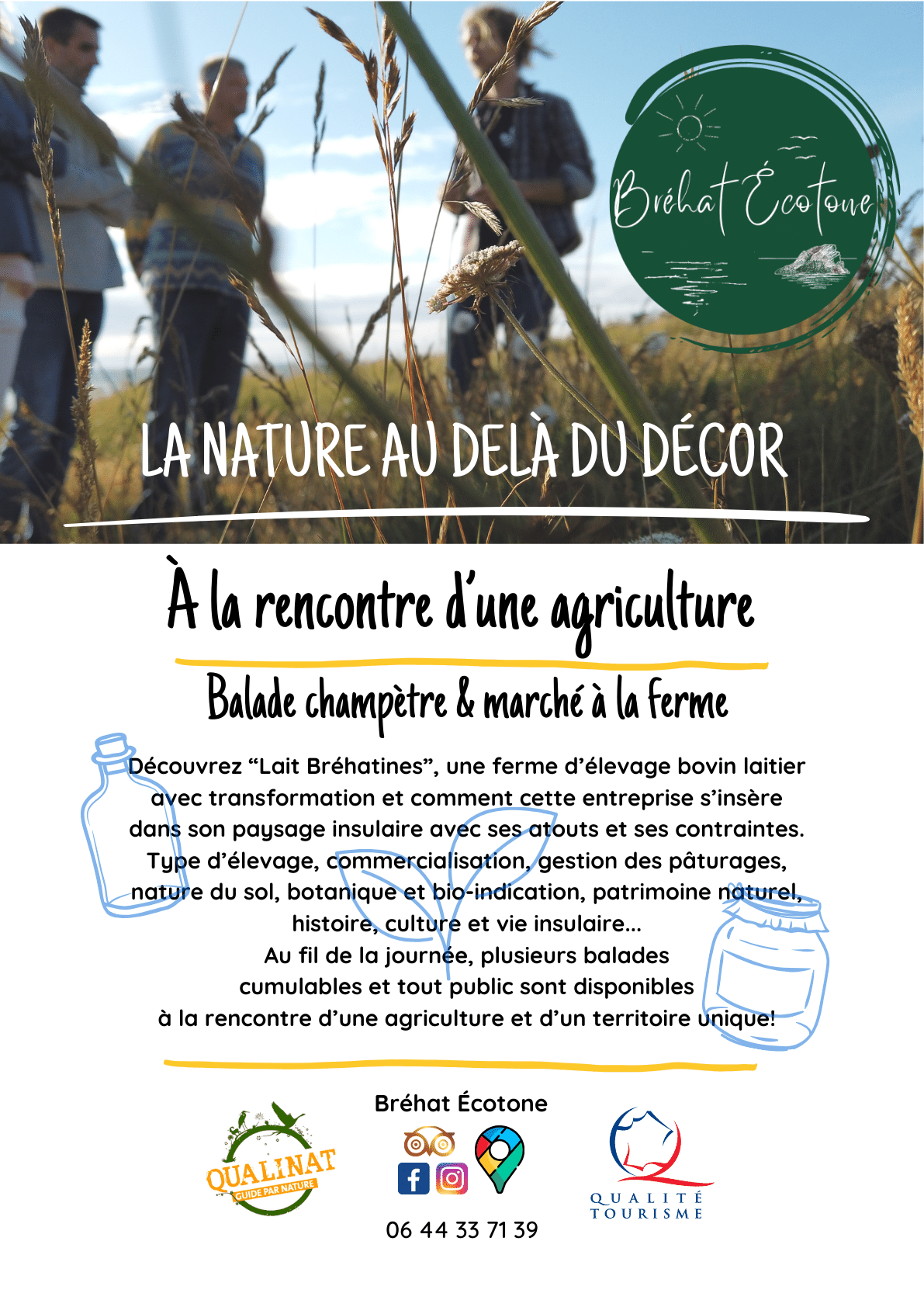Photo de À la rencontre d'une agriculture - Lait Bréhatines, l'entreprise